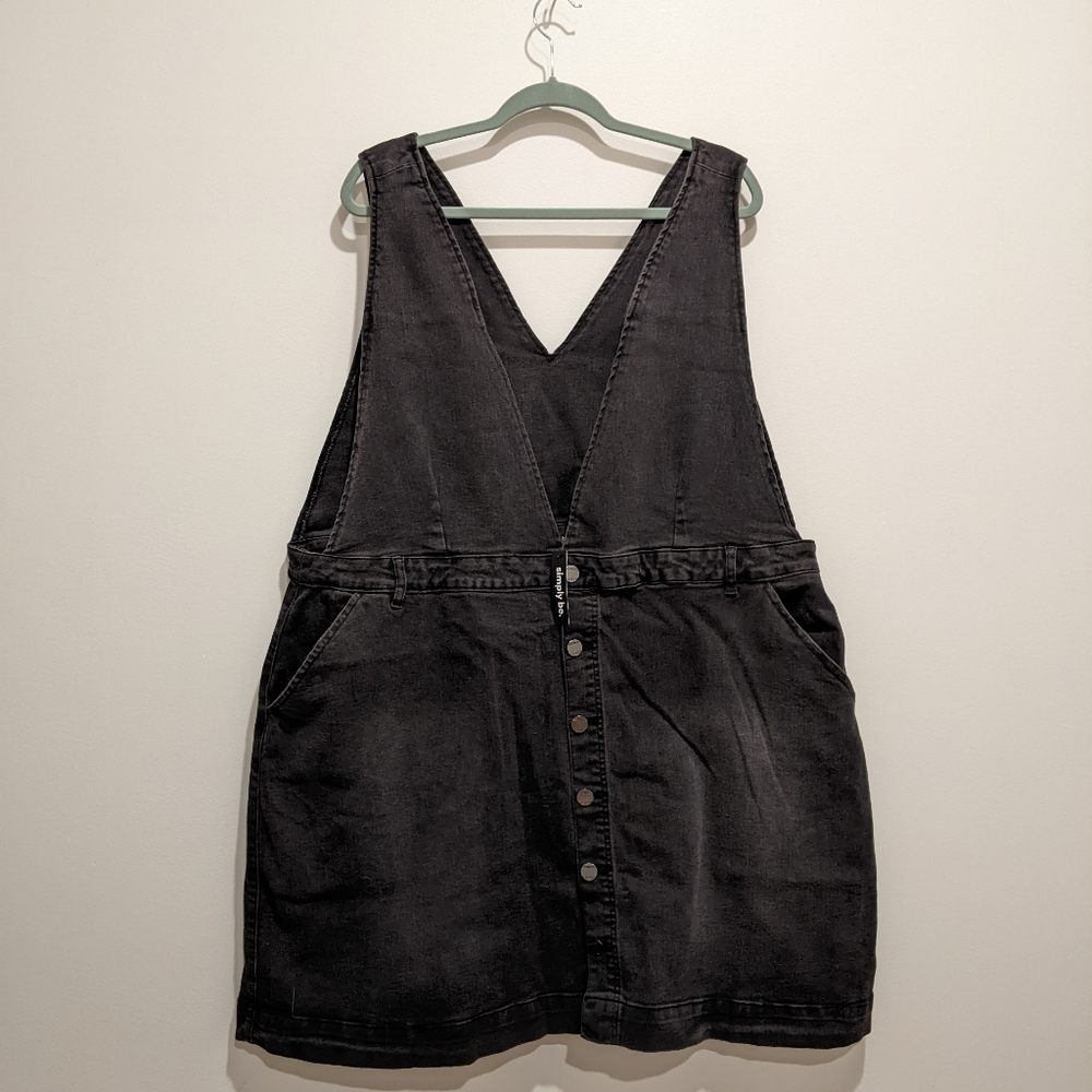 NWT SimplyBe 24 Denim Jumper Dress